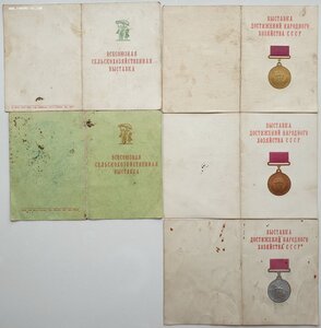 ВСХВ и ВДНХ пять удостоверений на одного