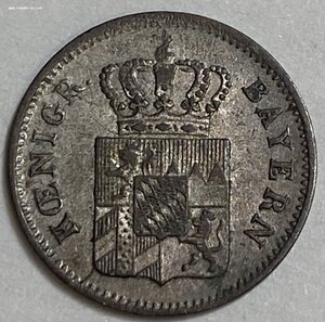 1 Kreuzer 1856 Бавария