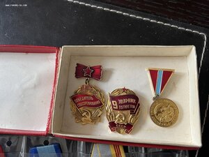 Трудовой комплект на ударника 9 пятилетки ОР, ТКЗ, ТСЗ+знаки