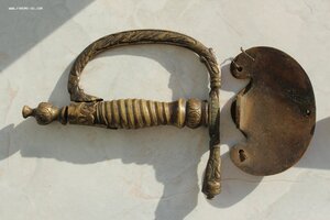 Детали от шпаги гражданских чиновников обр. 1855 г.