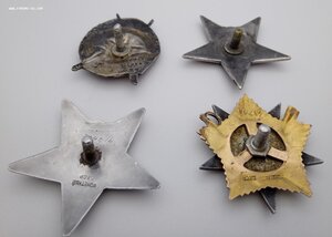 Орден Красной Звезды ГОЗНАК № 523 на ОК + ОВ-1, БКЗ, КЗ