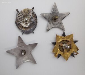 Орден Красной Звезды ГОЗНАК № 523 на ОК + ОВ-1, БКЗ, КЗ