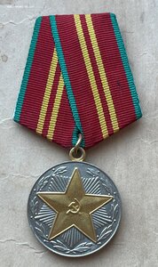 Медаль "За 15 лет безупречной службы МООП МОЛД.ССР"