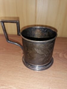 ПОДСТАКАНИК СЕРЕБРО 84 пр 1894г клеймо.СОХРАН