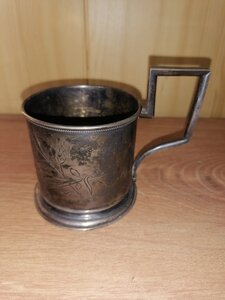 ПОДСТАКАНИК СЕРЕБРО 84 пр 1894г клеймо.СОХРАН