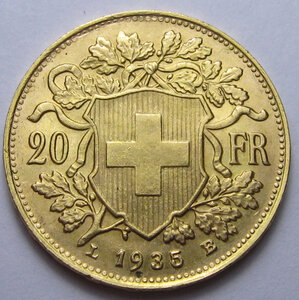 20 франков 1935