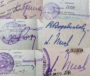 Почти полная Мать-героиня с латвийскими документ на русскую