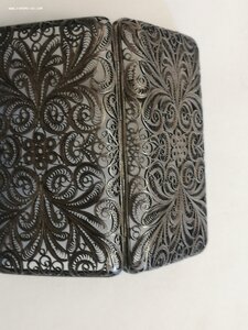 Портсигар, серебро, 1887 год