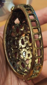 Браслет, из бронзы с камнями