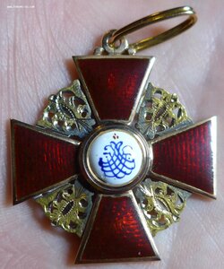 Орден Святой Анны 3кл. 56 АК. Люкс!