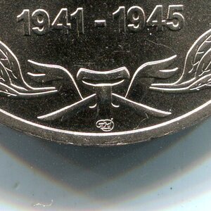 70 лет Победы в ВОВ (клеймо СПМД) с документом