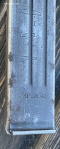 Магазин МП 38 и 40, оригинал.