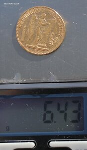 20 франков 1878 г. "Ангел"