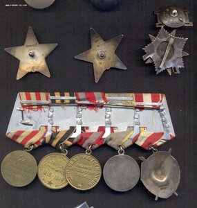 ОВ-2 №102 подвесная КЗ трехклепка КЗ БКЗ ЗБЗ медали комплект