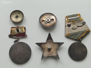 Комплект: Орден Кутузова 3 степени,КЗ,ЗБЗ,ЗО,ОВ на документа