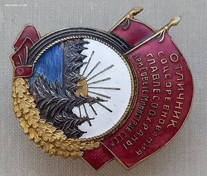 Отличник Главлесохраны при СМ СССР с документом !