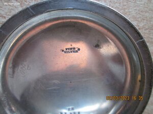 Серебряный корпус для карманных часов