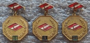 Комплекты тяжёлых знаков ДСО Спартак