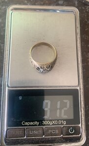 Кольцо 56 пробы, Алмазы, м-9.12гр