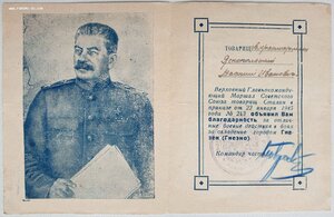 Три нечастые благодарности