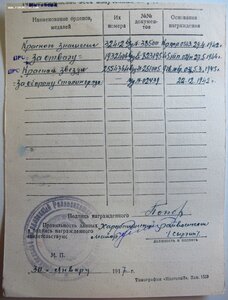 БКЗ винт № 32.412 на танкиста с Крымского Фрoнта