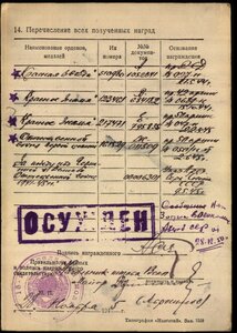 БКЗ № 217471, Дубликат Штихел на осужденного Разведчика Люкс