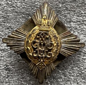 Полковий знак "131-й пехотный Тираспольский полк"