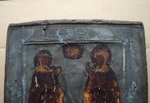Икона Св царица Елена и Св Параскева Пятница. Аналой