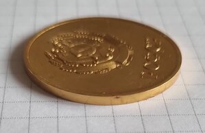 Золотая школьная медаль образца 1954 г.