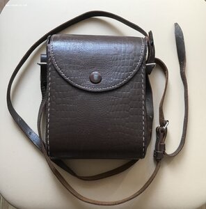 Бинокль в родном кожаном футляре, 8 х 30, 1975 год.