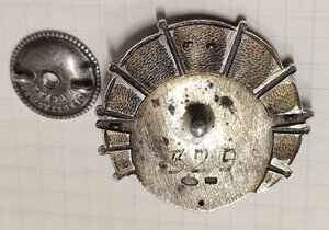 Знак ГВФ налет 500 тыс км серебро № 329