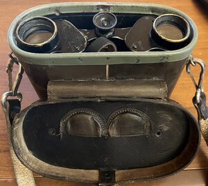 Старый немецкий бинокль Goerz MarineTrieder