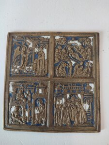 Иконка 4 частная металл.