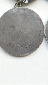 Медали  За отвагу.   №384428  №455498