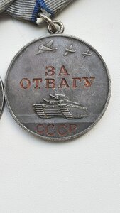 Медали  За отвагу.   №384428  №455498