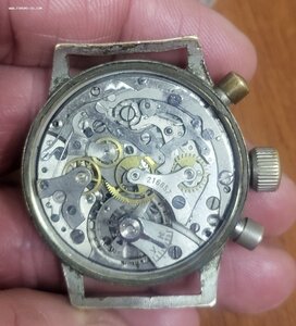 Часы хронограф Люфтваффе GLASHUTTE 40-е годы. Третий рейх.