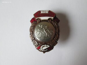 ДСО "СПАРТАК" Чемпион 1951г - велоспорт