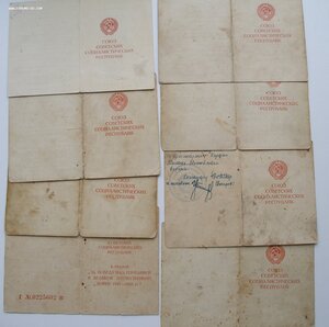 Доки на военные медали: Вена,Будапешт, Берлин и т.д.