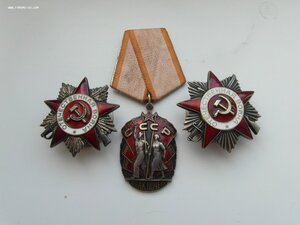 Знак почета + 2  Юбилейные Отечки 2 степени