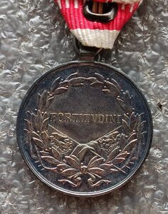 Медаль За Храбрость Карл I Австро-Венгрия серебро