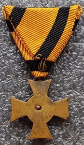 Крест За XII лет беспорочной службы для низших чинов II кл.