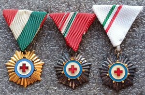 Комплект Медалей за организацию донорства Венгрия