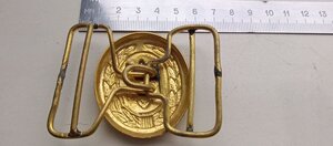 Пряжка с тризубом, зацеп , на парадный ремень