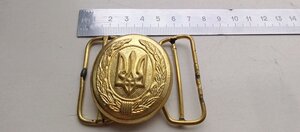 Пряжка с тризубом, зацеп , на парадный ремень