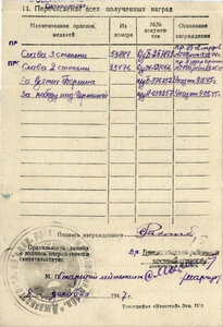 Слава 2 степени № 23476 за Берлин + бонус