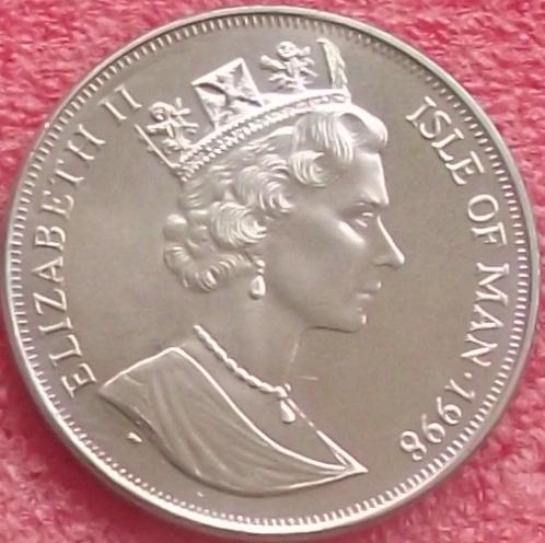 1 крона 1998 Остров Мэн шайба
