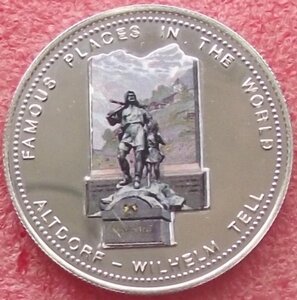 1000 шиллингов 1996 Уганда цветная шайба