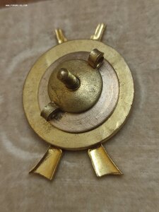 ЗНАК ЗА ОТЛИЧНУЮ СТРЕЛЬБУ,  Позолоченный,