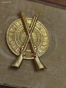 ЗНАК ЗА ОТЛИЧНУЮ СТРЕЛЬБУ,  Позолоченный,