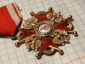 орден св. Станислава 3 ст. Эдуард "ИЛ". золото. Родной сбор.